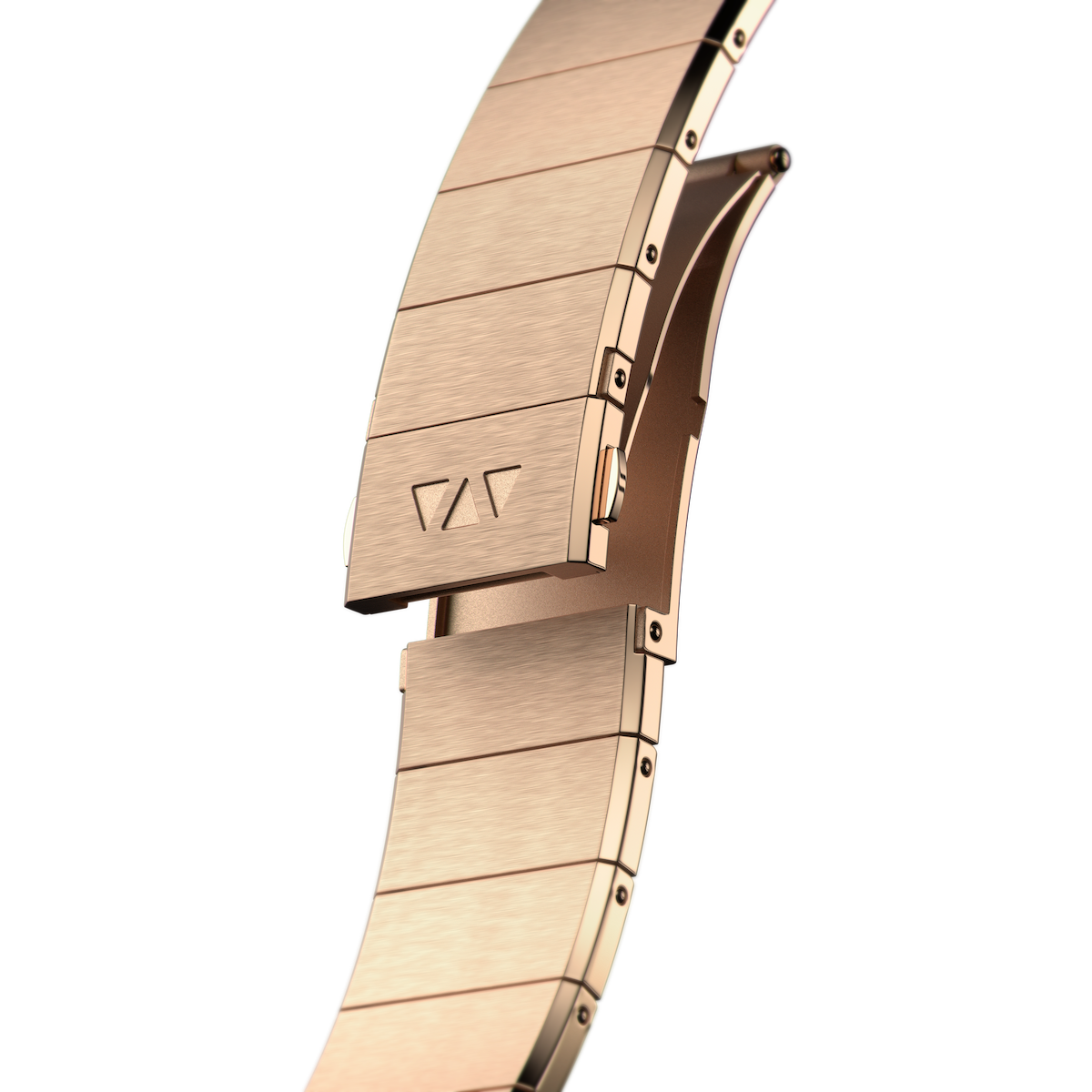 Bracciale in acciaio per EK 1919 - Rose Gold 39