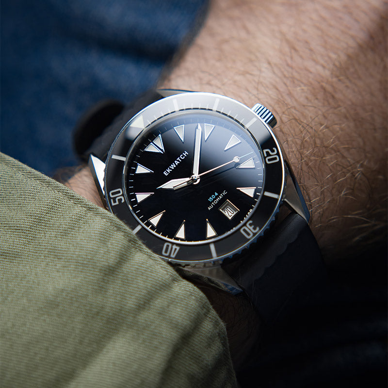 Cinturino in silicone per EK 1504 - Nero