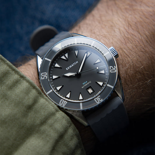 Cinturino in silicone per EK 1504 - Grigio