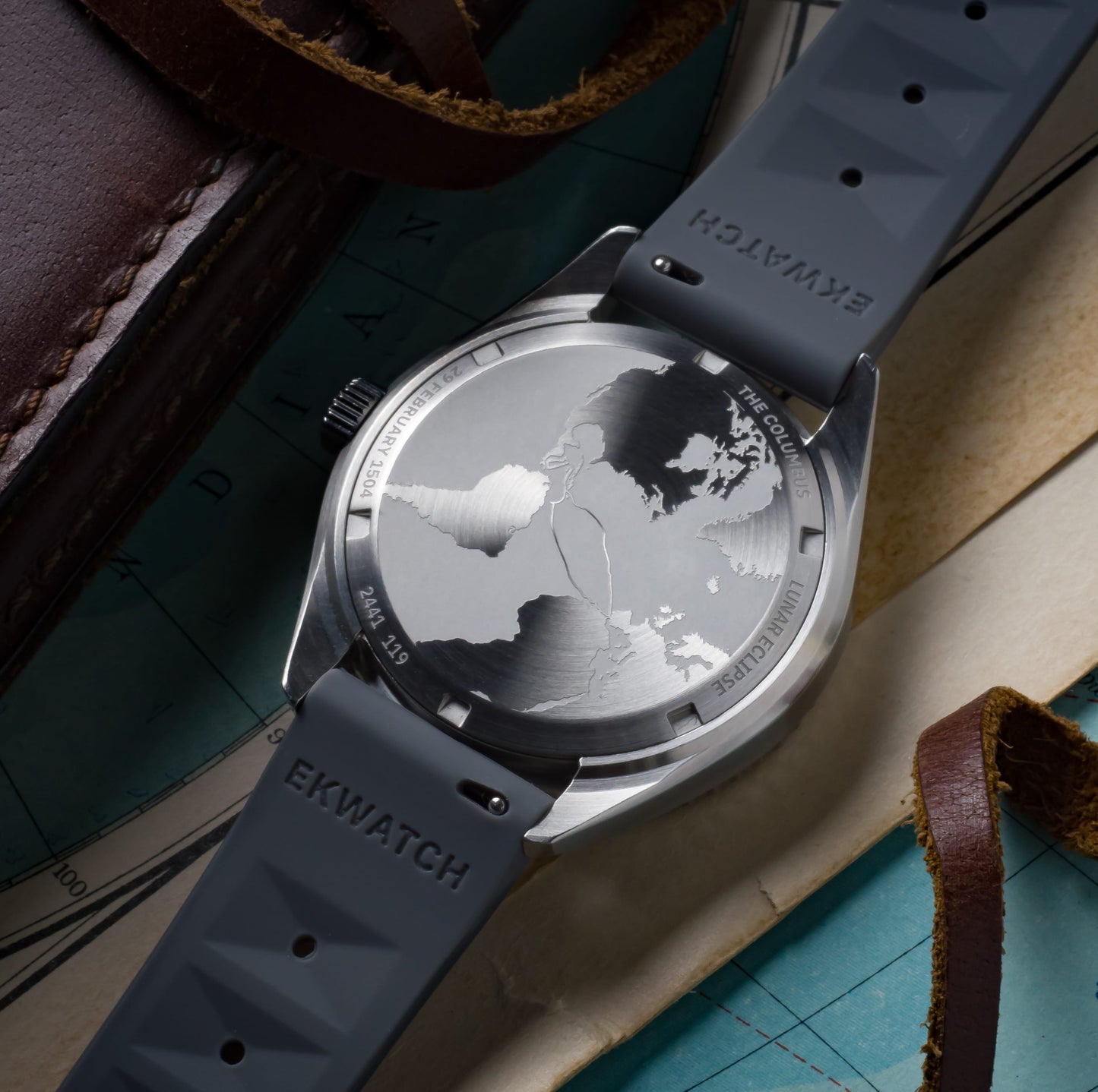 Cinturino in silicone per EK 1504 - Grigio