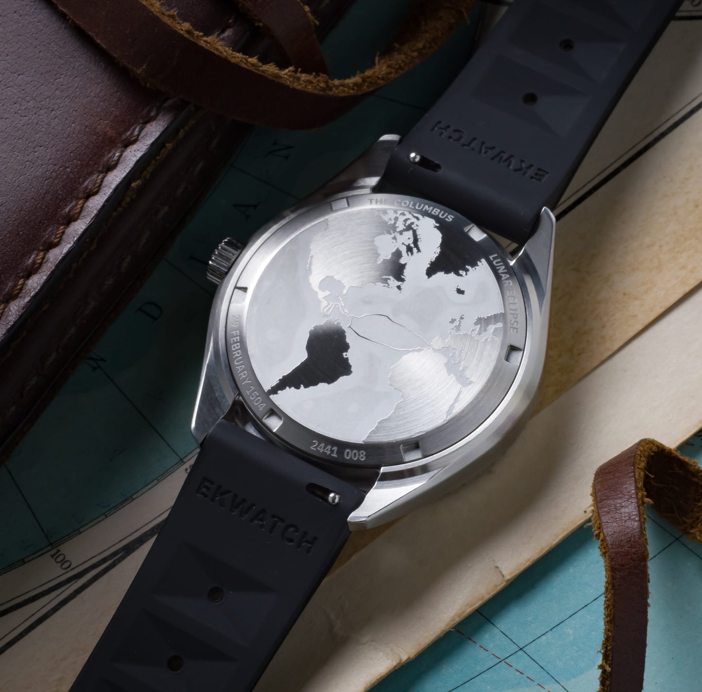 Cinturino in silicone per EK 1504 - Nero