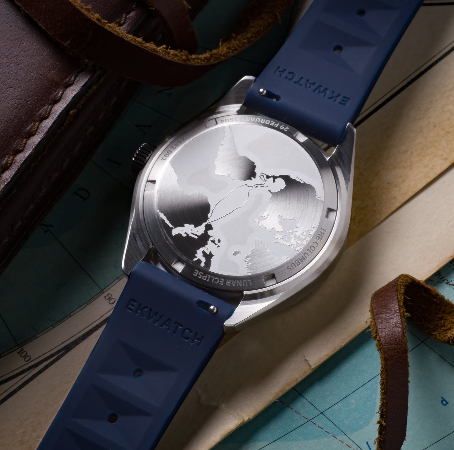 Cinturino in silicone per EK 1504 - Blu