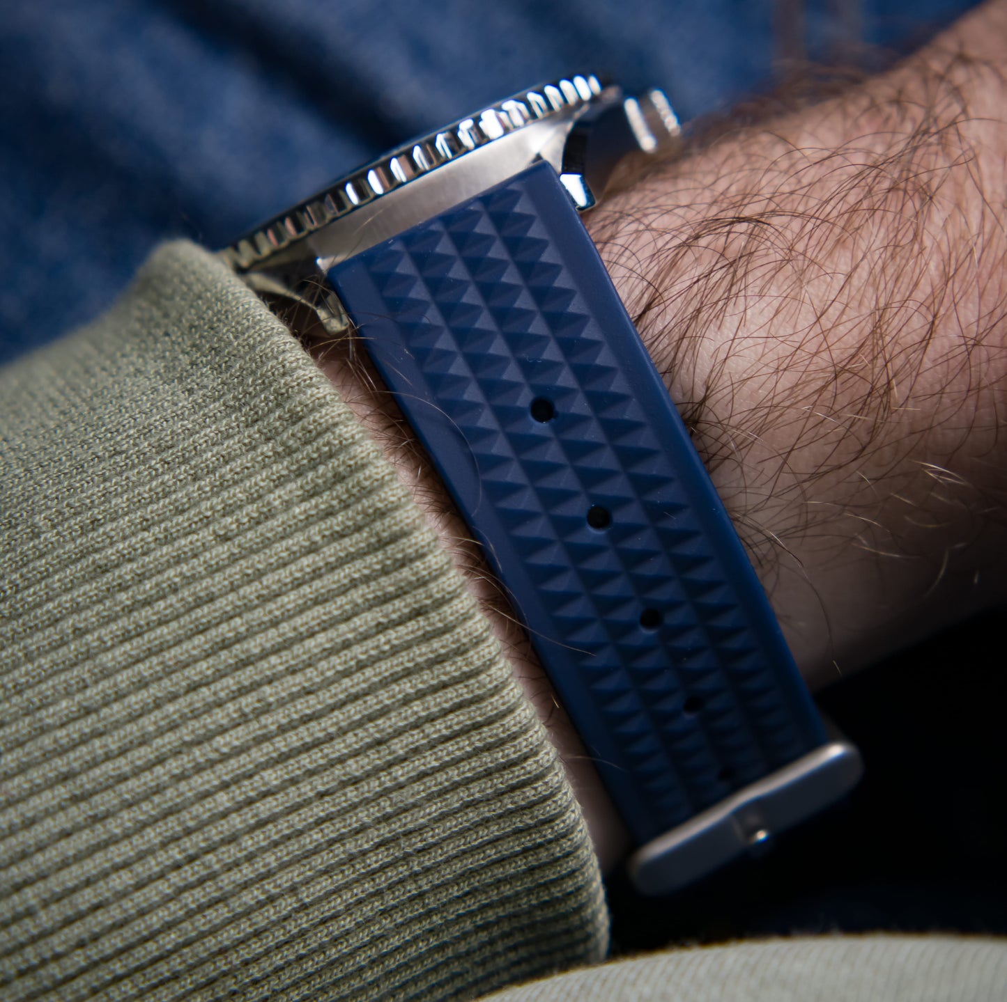 Cinturino in silicone per EK 1504 - Blu