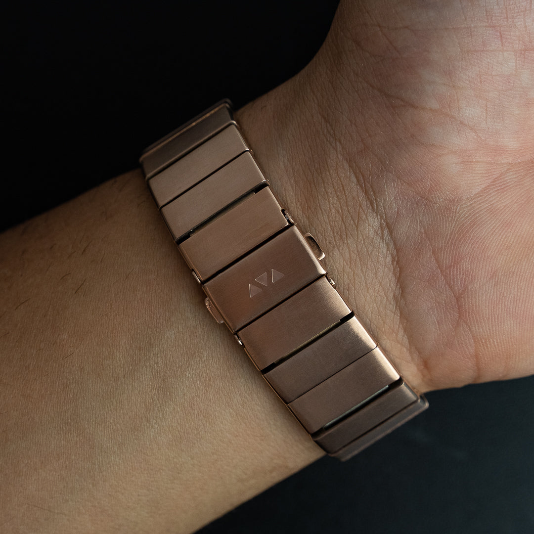 Bracciale in acciaio per EK 1919 - Rose Gold 39